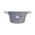 2001 Rustic Farmhouse Pottery Barn Galvanized Metal Party Bucket / Beverage Tub For Sale