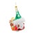 Kenneth Ludwig Chicago Glass Santa Gnome Ornament (Set of 6) For Sale - Image 4 of 5