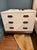 Henredon White 3-Drawer End Tables With Brass Pulls - Pair For Sale In Los Angeles - Image 6 of 6