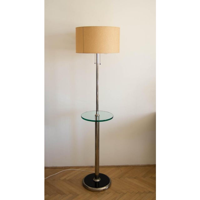 Bring timeless sophistication into your interior with this authentic 1930s floor lamp, beautifully restored and ready for...