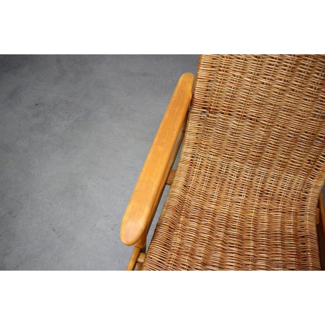 Vintage Rattan Armchair from ULUV, Czechoslovakia, 1960s For Sale - Image 6 of 13