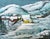 "Winter Eve" Snow in Santa Fe New Mexico - Oil on Paper by Jina P. De Amusategui For Sale - Image 4 of 6