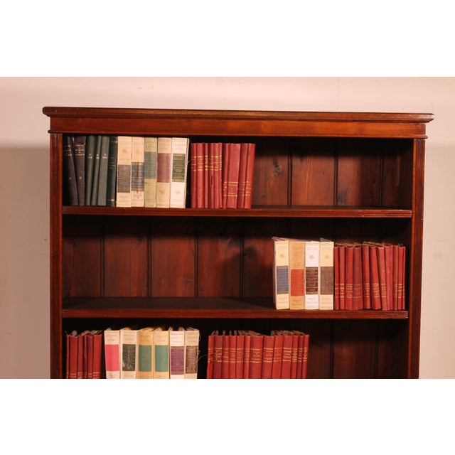 19th Century Mahogany Open Bookcase For Sale - Image 5 of 14