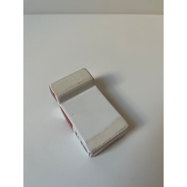 Red Marlboro Cigarette Pack Ceramic Ashtray For Sale - Image 8 of 8