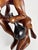 Wooden Sculpture of a Crouching Woman, France, 1970s For Sale - Image 15 of 18