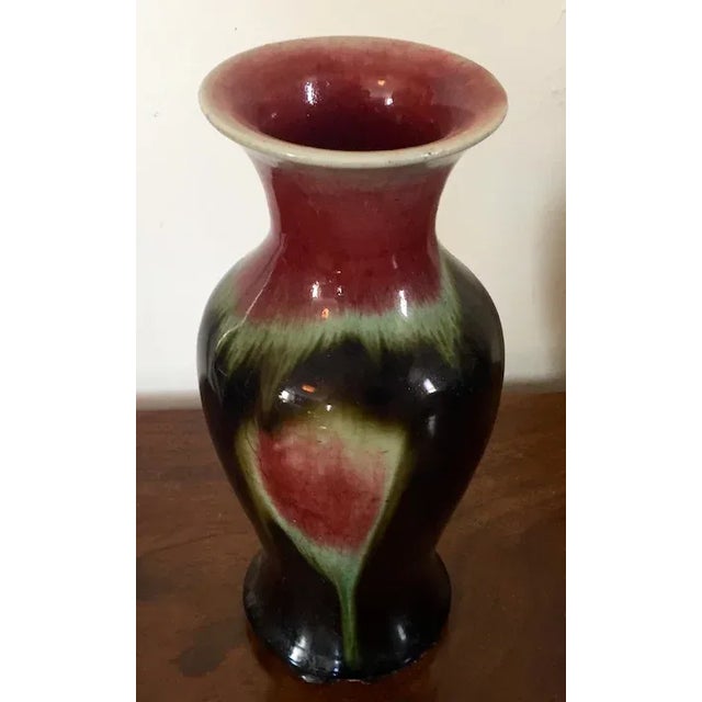 Chinese 19th Century Chinese Flambe Oxblood Sang de Boeuf Porcelain Vase For Sale - Image 3 of 11