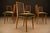 Rare Set of Six Dining Chairs by Joaquim Tenreiro in Caviúna Wood & Olive Green Mohair, Brazil, 1950s For Sale - Image 12 of 16
