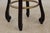 Set of 4 White Leather Revolving Seat Bar Stools For Sale - Image 14 of 17