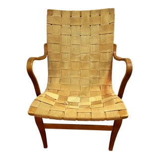 1950s Bruno Mathsson Early Mid Century Armchair/Lounge Model "Eva" For Sale
