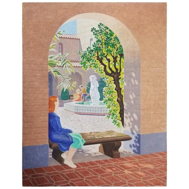 California School of Fine Art Painting by William Norris Dakin For Sale