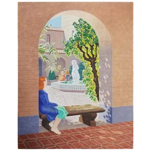 California School of Fine Art Painting by William Norris Dakin