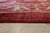 8x11 Red Ivory Floral Lattice Hand-Knotted Wool Rug For Sale - Image 4 of 4