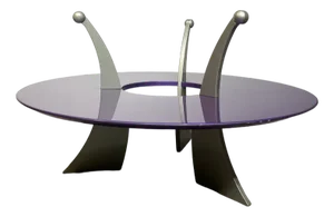 Model Orchid Trainer Table by Massimo Marozzi for Archizoom, 1980