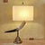 Vintage Faux Horn & Brass Table Lamp – Hollywood Regency For Sale - Image 4 of 18