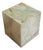 Onyx Cube Table in Light Green by Forzini For Sale