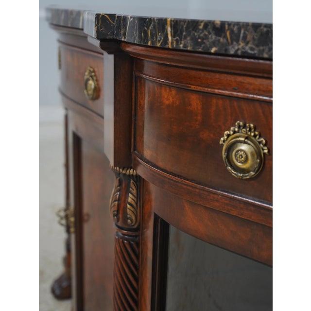 Brown Herendon Historic Natchez Maple Top Mahogany Sideboard Buffet For Sale - Image 8 of 18