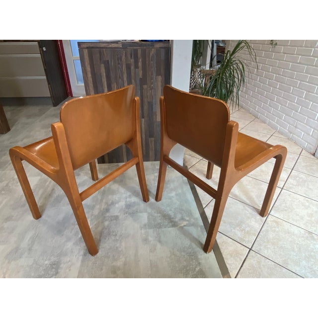Scandinavian Style Mito Chairs by Carlo Bartoli for Tisettanta, 1970s, Set of 2 For Sale - Image 14 of 18