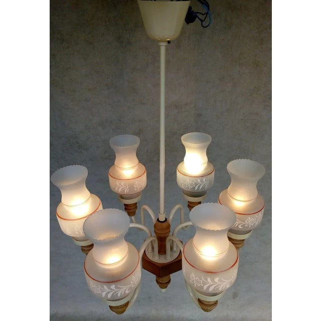 Vintage Chandelier, 1970s For Sale - Image 4 of 11