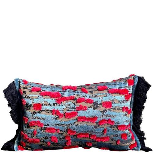 Textile Avira Cushion by Sohil Design For Sale - Image 7 of 7