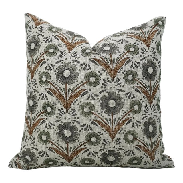 Fabdivine Linen Cushion Cover 16x16 Inch - Vanshika For Sale