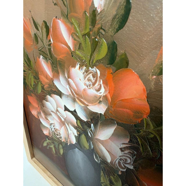 Vintage Signed Duchamp Floral Still Life Oil Painting For Sale In Los Angeles - Image 6 of 6