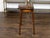 Brown English Oak Side Table with Lift Top, Carved Serpentine Front and Fluted Legs For Sale - Image 8 of 12