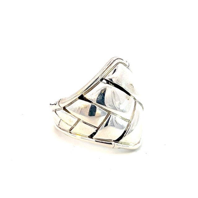 Authentic John Hardy Estate Woven Bamboo Style Ring 7.25 Silver JH75 TRUSTED SELLER SINCE 2002 PLEASE SEE OUR HUNDREDS OF...