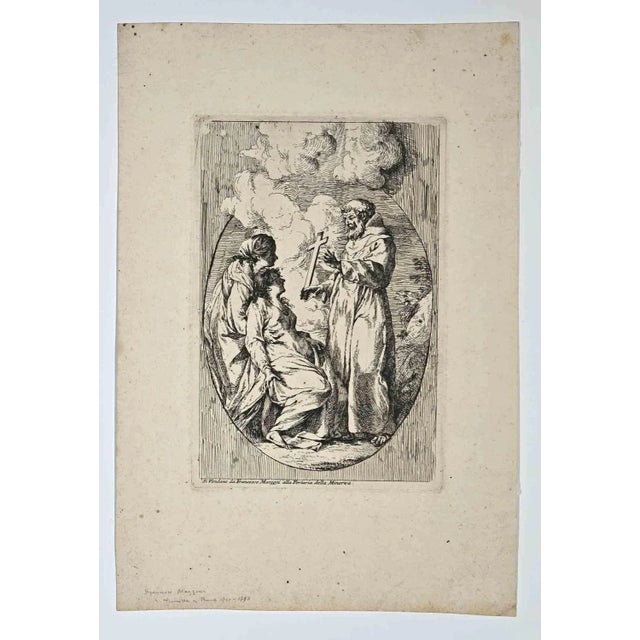 Francesco Mazzoni, Axiom, Etching, 18th Century For Sale - Image 3 of 3