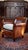 Tan Burlington Library Club Fireside Armchair in Leather from Laura Ashley, 2010s For Sale - Image 8 of 18