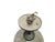 Art Deco Bedside Lamp in Glass, Metal, and Wood, Belgium, 1950s For Sale - Image 9 of 10