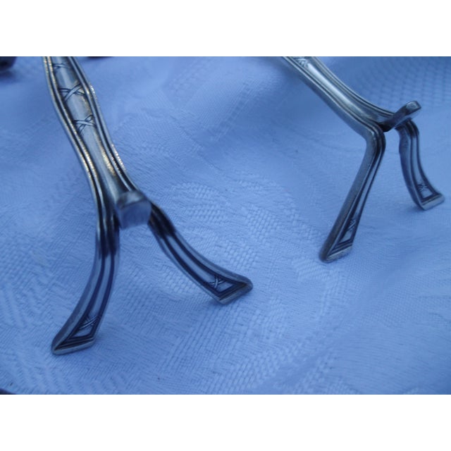 Antique Silver-Plated Knife Rests from Christofle, 1890s, Set of 9 For Sale - Image 11 of 15