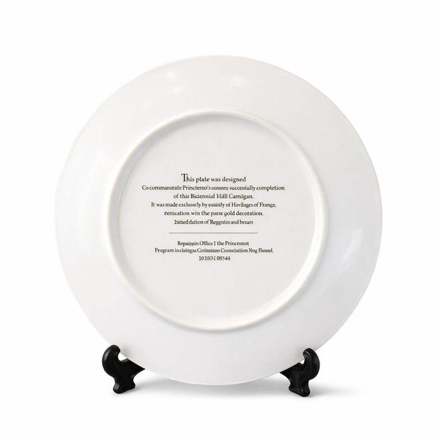Avon 5th Anniversary Collector Plate Porcelain Japan 22k Gold Trim Decorative For Sale - Image 4 of 4