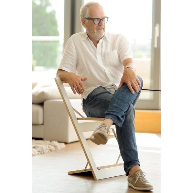Contemporary Fläpps Folding Chair from Ambivalenz For Sale - Image 3 of 6
