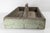 Late 19th Century 19th Century Primitive Rustic Tool or Tote Tray in Verdigris Green Paint For Sale - Image 5 of 9