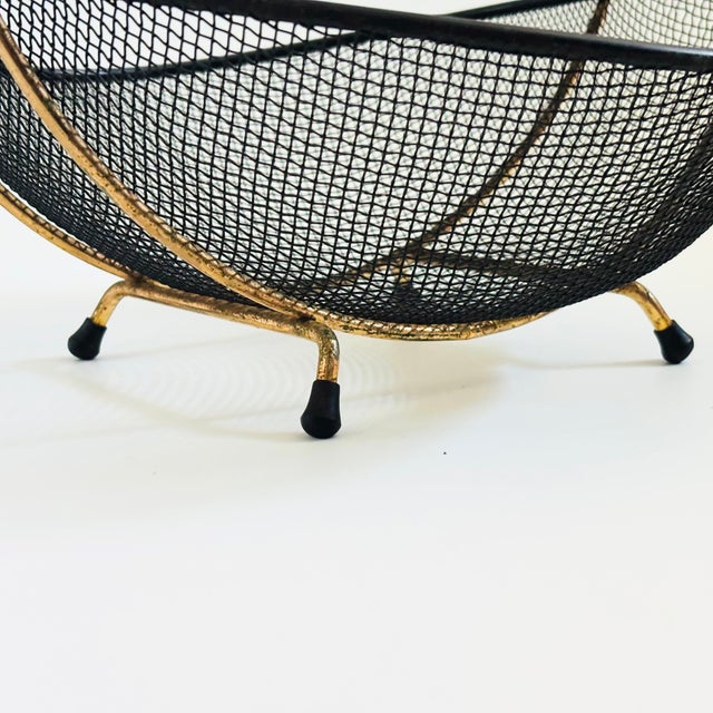 MCM Brass and Mesh Circular Fruit Basket For Sale - Image 12 of 12