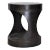 NOIR Eclipse Round Side Table, Black Metal For Sale