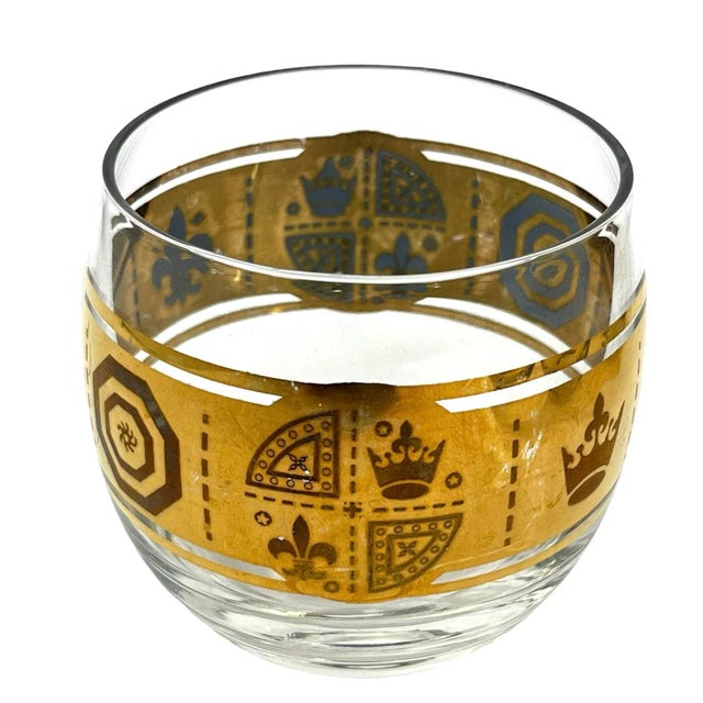 1960s Culver Roly Poly Lowball Glasses- Set of 4 For Sale - Image 6 of 7