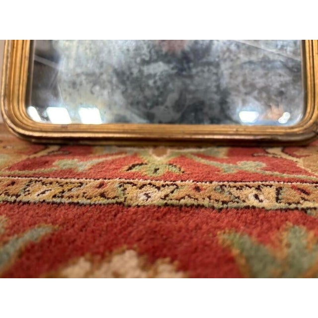 Small Louis Philippe Style Gilded Mirror For Sale - Image 6 of 7