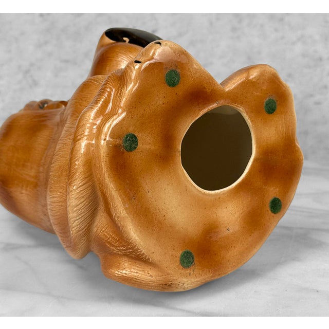 Mid-Century Sad Bloodhound Ceramic Sculpture 11" For Sale - Image 9 of 9