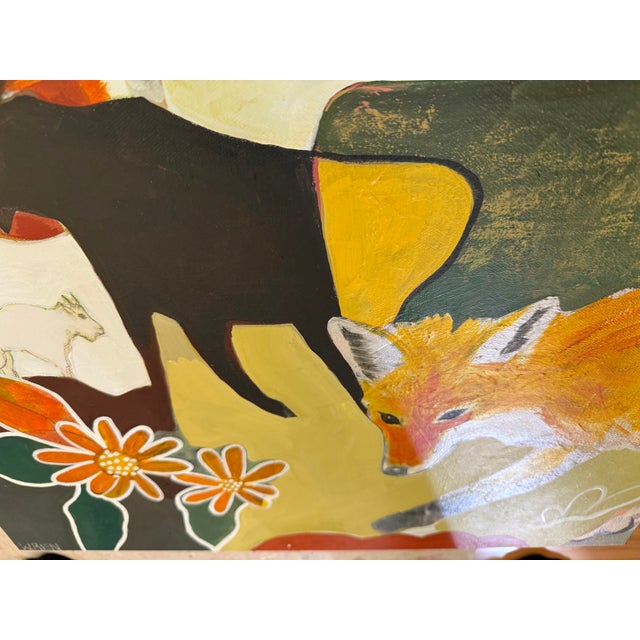 "East Yellowstone" a Painting Inspired by Yellowstone National Park by LWren Walraven For Sale In Santa Fe - Image 6 of 8