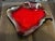 Vintage Red Glazed Ceramic Trinket Dish, 1960s For Sale - Image 13 of 15