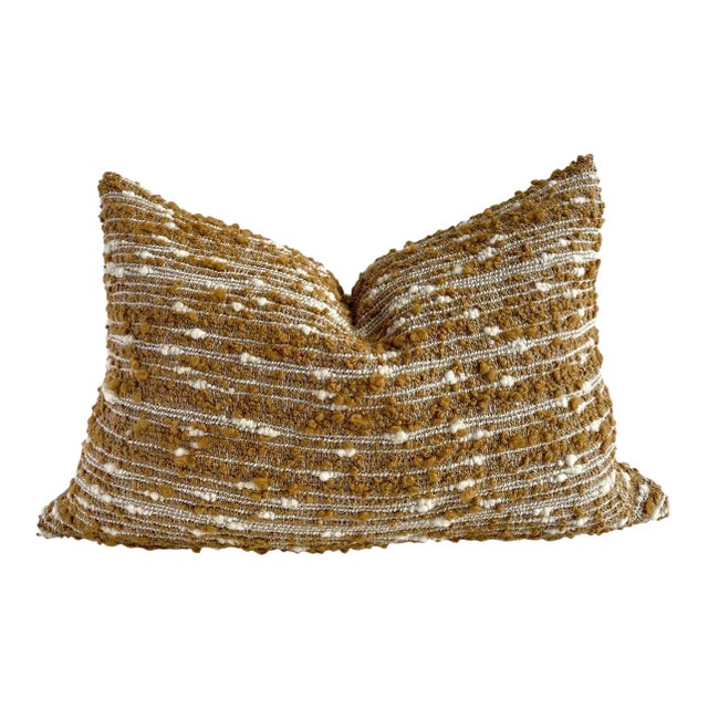 Bloom Home Inc Belgian Linen and Wool Pillow For Sale