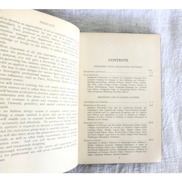 1940 Patterns and Costume Design Book For Sale - Image 9 of 9