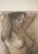Life Study of Nude Lady, 1976, Graphite on Paper, Framed For Sale - Image 3 of 8