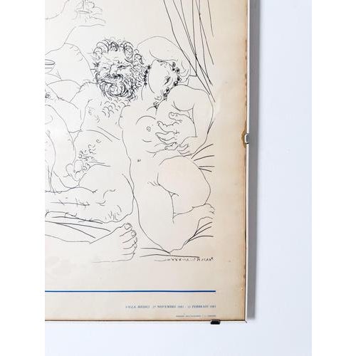 Vintage Picasso at Villa Medici Exhibition Poster, 1983 For Sale - Image 6 of 16