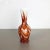 Brown Large Vintage Pop Art Vase from Opaline Florence, 1970s For Sale - Image 8 of 9