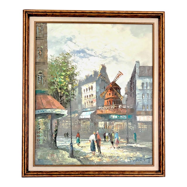 Oil Painting by Caroline Burnett Paris For Sale