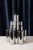 Mid-Century Modern Space Age Vases in Chromed Metal, Europe, 1970s, Set of 3 For Sale - Image 3 of 18