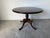 Vintage Queen Anne Style Mahogany Round Pedestal Occasional / Dining Table For Sale - Image 17 of 18