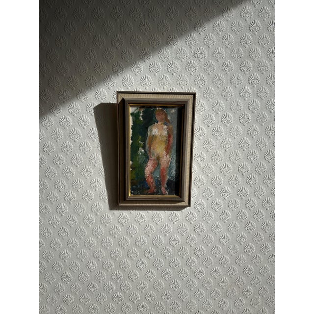 Gunnel Tiriolo, Female Model, 1963, Oil on Canvas, Framed For Sale - Image 12 of 16